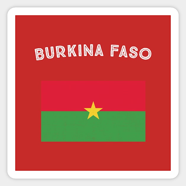 Burkina Faso Flag Sticker by phenomad